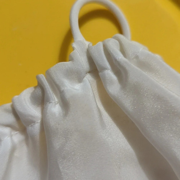 Christian Dior vintage pleated draped flowy tank top white - Picture 7 of 9